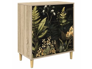 Commode 1 tiroir(s) <strong></strong> <strong></strong> coloris bois clair largeur 66 cm