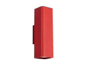 Applique rayo 20 rouge aluminium moderne 20x6x8cm