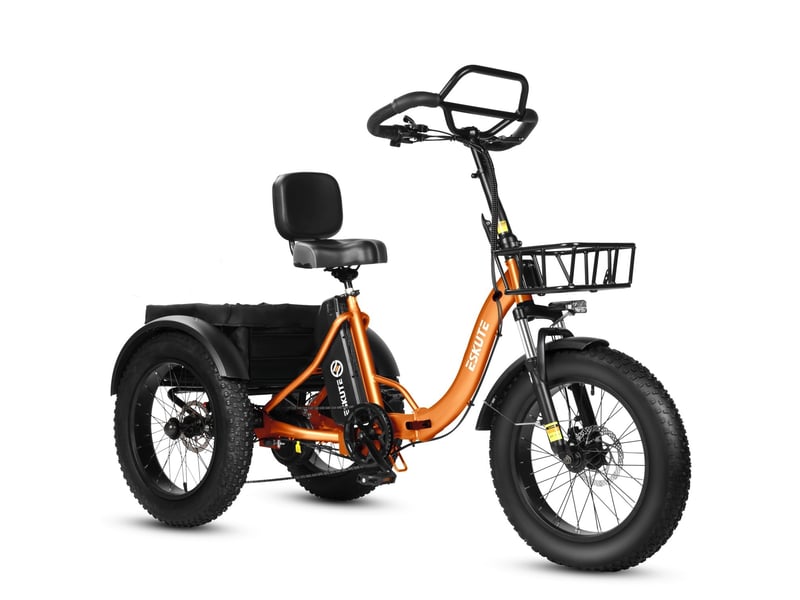 Vélo électrique eskute t302 pro 250w 48v20.8ah pliable freins à disque orange - Conforama B
