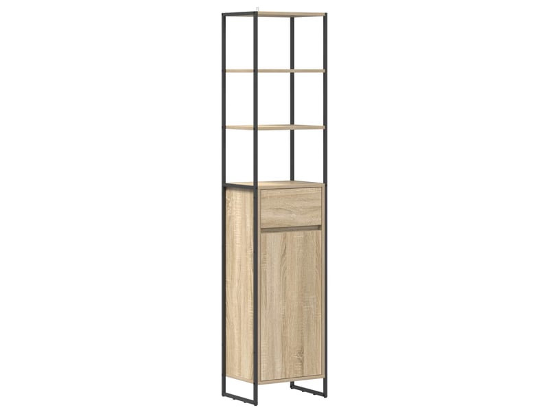 Cabinet de salle de bain sonoma 40x30x180 cm - Conforama A