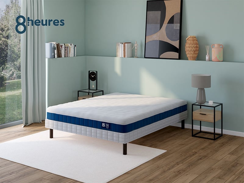 Matelas Ressorts + latex 160x200 cm 8 HEURES LE SPECTACULAIRE - Conforama Y