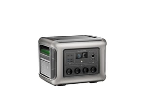 Station électrique portable r2500 v2 1920wh 2500w, batterie lifepo4, recharge solaire mppt, ups, wifi