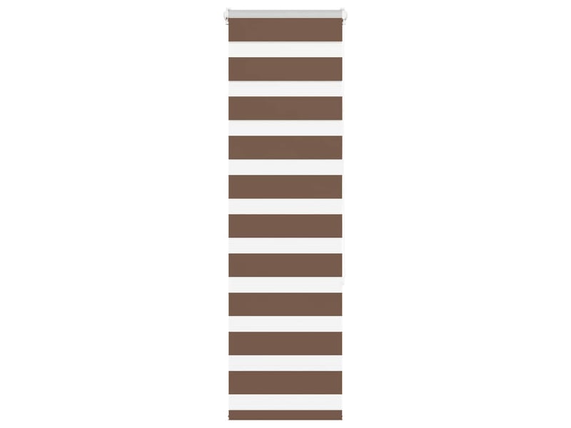  Store zèbre, store de fenêtre marron 50x150 cm largeur du tissu 45,9 cm polyester cf48708  - Conforama B