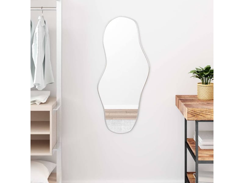  Miroir mural argenté 90x40 cm cf62808  - Conforama B