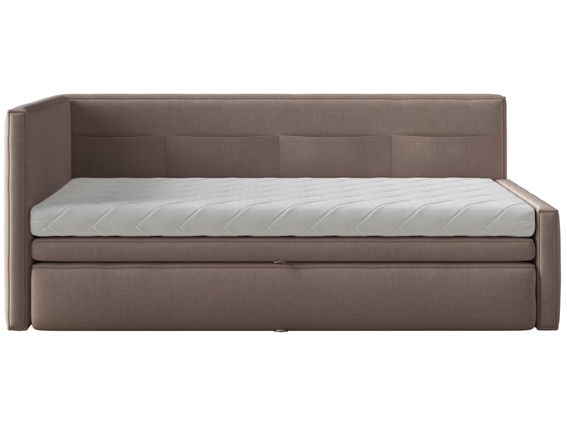  Selsey nesmi - lit rembourré - 90x200 cm - brun clair Nesmi - Conforama A