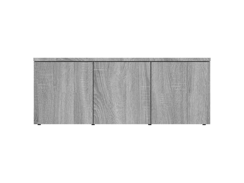  Meuble tv - banc tv - meuble de rangement sonoma gris 80x34x30 cm bois d'ingénierie  - Conforama E