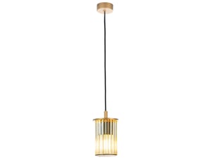 Argon norfolk suspension norfolk slim dorée, verre transparent e27, ip44