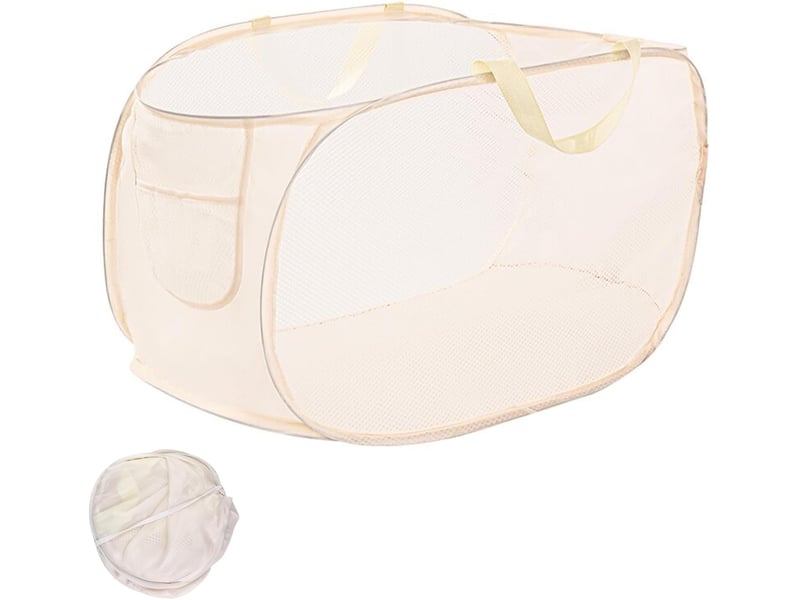  Panier a linge pliable, corbeille a linge pliable, panier à vêtements pliable, panier à linge sale pliable, pop up corbeille à linge en maille  - Conforama A