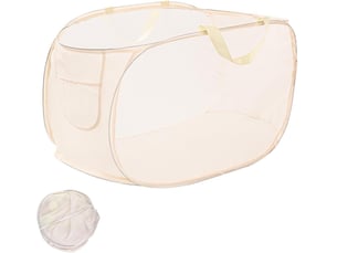Panier a linge pliable, corbeille a linge pliable, panier à vêtements pliable, panier à linge sale pliable, pop up corbeille à linge en maille