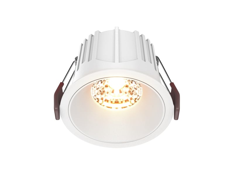  Maytoni alfa led spot encastré rond blanc 2700k 750lm  - Conforama A
