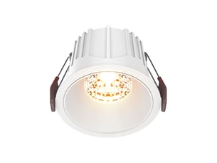 Maytoni alfa led spot encastré rond blanc 2700k 750lm