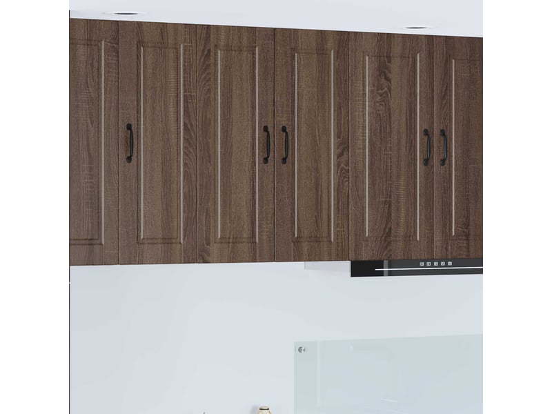 Meuble mural de cuisine, armoire de cuisine chêne brun 60x31x80cm bois d'ingénierie - Conforama B