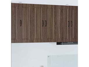 Meuble mural de cuisine, armoire de cuisine chêne brun 60x31x80cm bois d'ingénierie