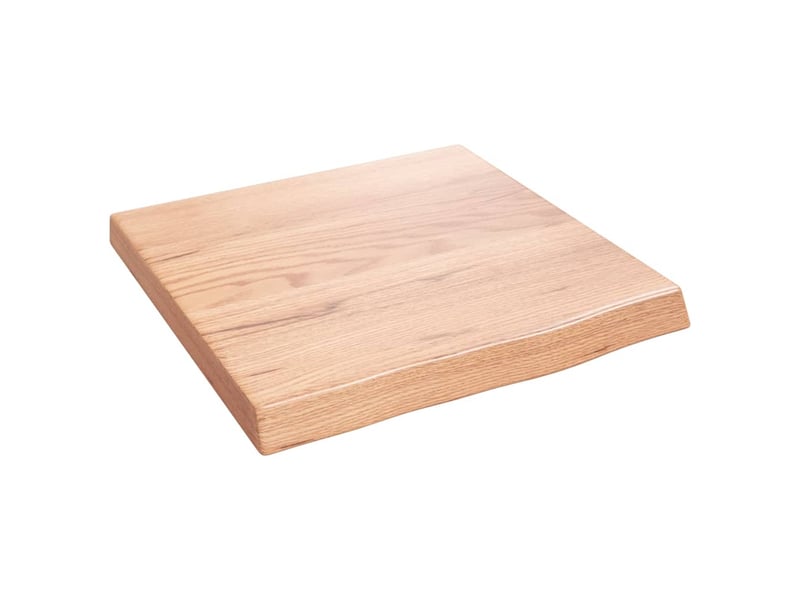 Comptoir de salle de bain, plan de travail marron 40x40x(2-4) cm bois traité cf65799 - Conforama A