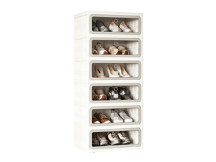 Meuble à chaussures 12 paire(s)  <strong>MIOOSUT</strong>  <strong></strong> coloris blanc