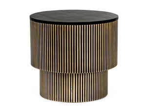 Table basse rond(e) coloris doré JLC KREATION 