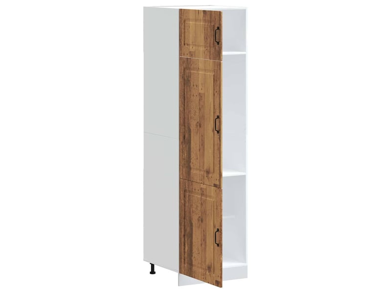  Meuble de rangement, armoire de cuisine kalmar vieux bois bois d'ingénierie shl7102  - Conforama D