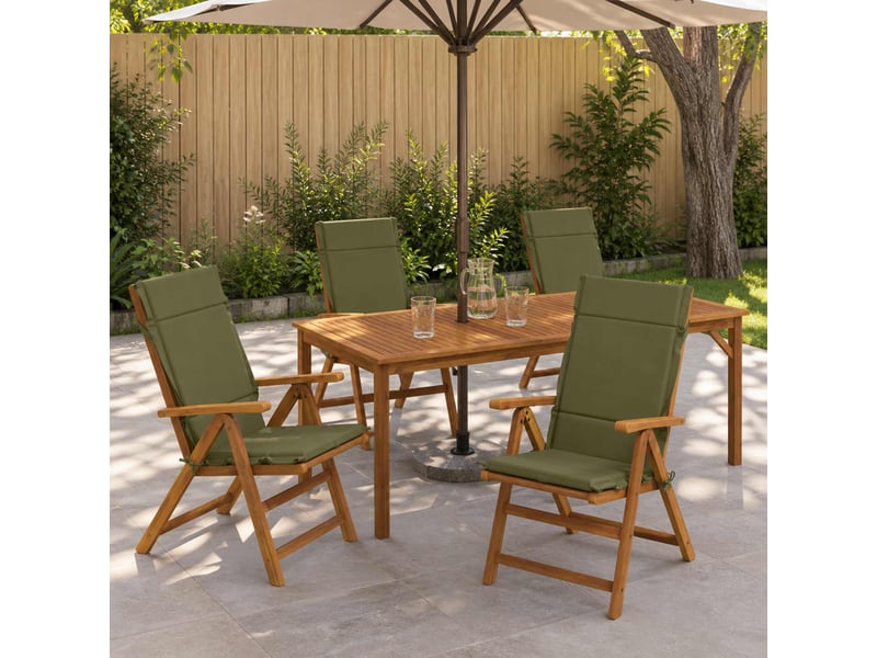  Lot de 4 coussins de chaise à dossier haut  gemert cf59320  - Conforama B