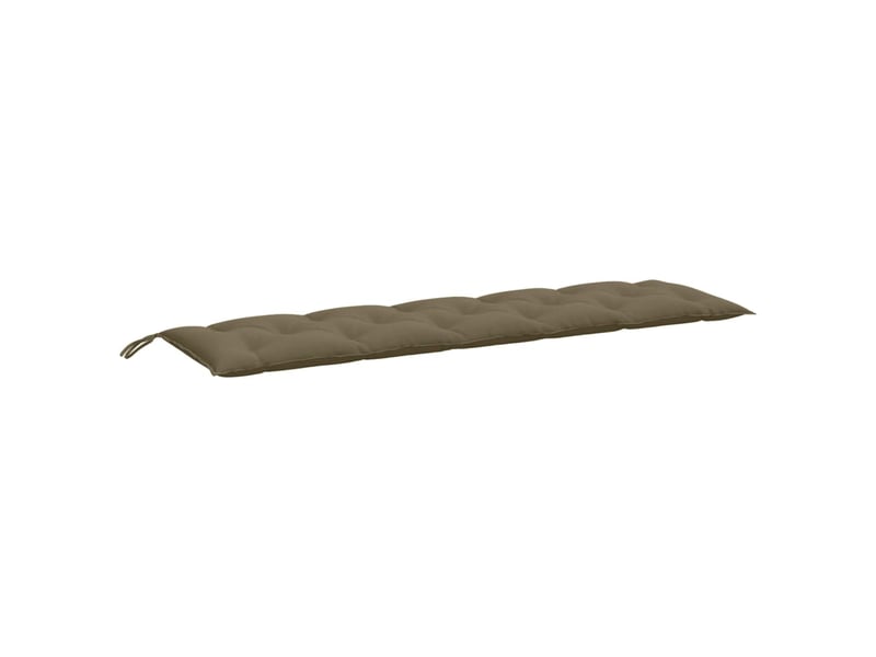  Coussin de banc de jardin, coussin d'assise taupe mélangé 180x50x7 cm tissu cf52840  - Conforama A