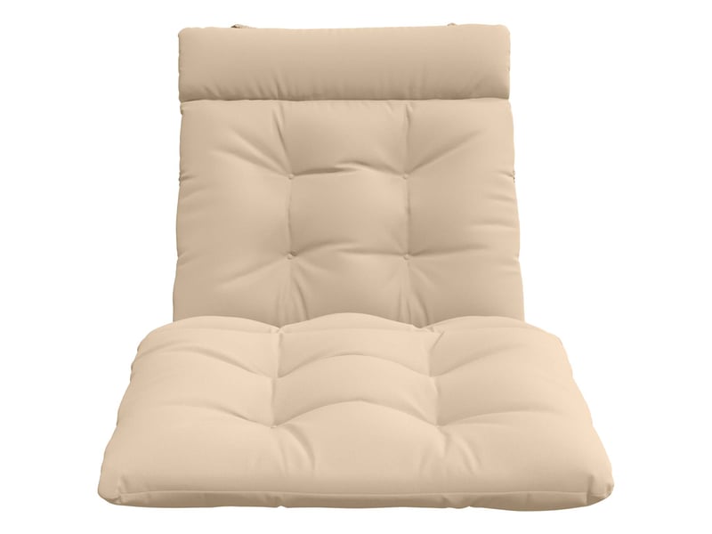 Coussin de transat, coussin pour bain de soleil vianen 100 % polyester crème 200 x 80 x 8 cm cf56301 - Conforama D