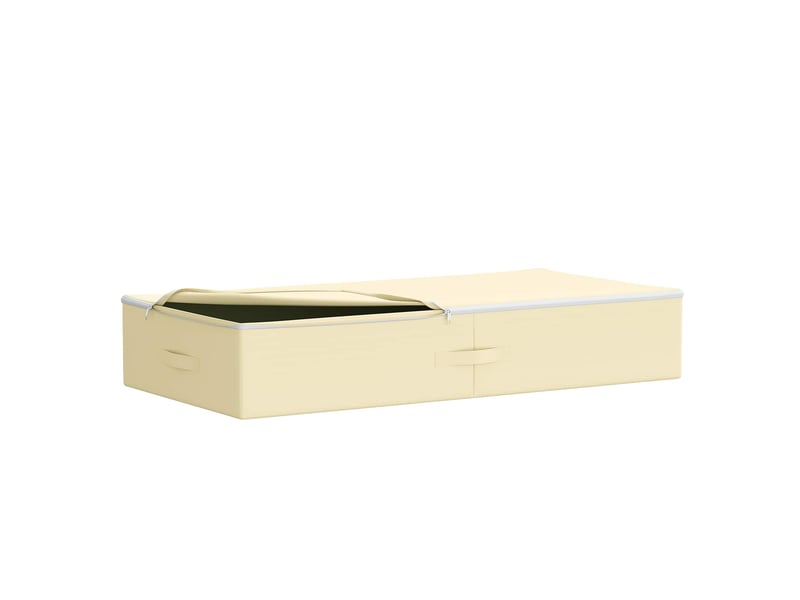 Boîte de rangement 2 pcs tissu intissé 100x50x18 cm 90 l shl29579 - Conforama C