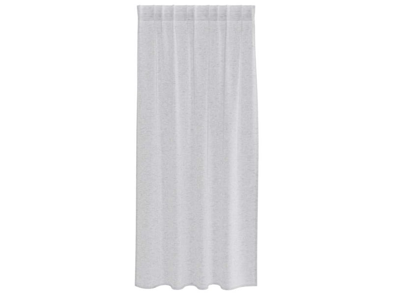  Lot de 2 rideaux en voile, voilage gris clair 175 x 140 cm polyester cf43911  - Conforama D