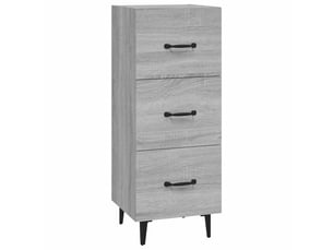 Buffet - bahut - meuble de rangement sonoma gris 34,5x34x90 cm bois d'ingénierie