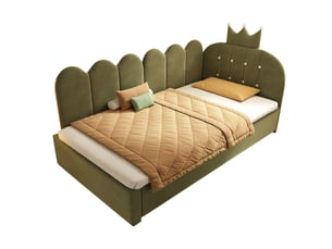 Lit banquette 90x200 cm GUTENT coloris vert