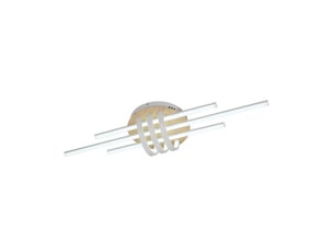 Fabrilamp kirova, plafonnier, moderne, led, 64 w, 7040 lm, 3000-4000-6500 k, blanchêtre, 13.5 x 85.5 x 23.5 cm