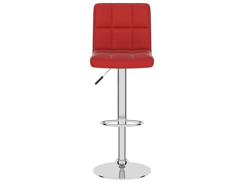  Tabouret de bar, chaise de bar rouge bordeaux similicuir shl12361  - Conforama C