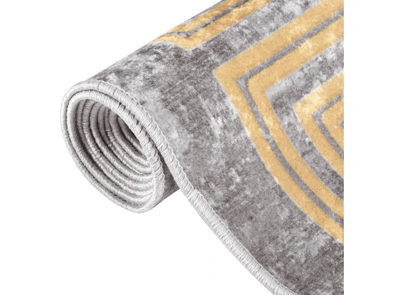  Tapis lavable antidérapant gris 120x180 cm - comfortxl 337936 - Conforama D