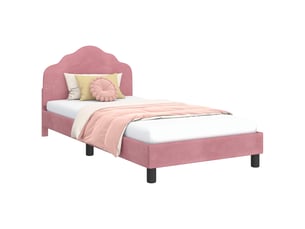 Lit simple 80x200 cm coloris rose
