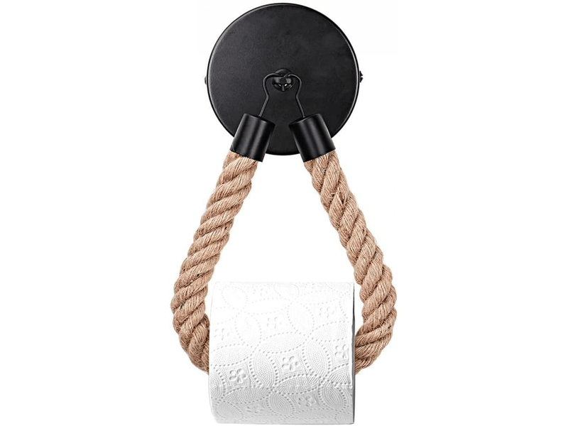  Porte-papier toilette, porte-mouchoirs, acier inoxydable 304, fixation murale perforée pour salle de bain (linge)  - Conforama A