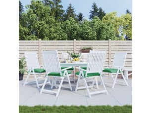 Lot de 6 coussins de palette, coussins de canapé vert 50x50x7 cm tissu oxford cf59751
