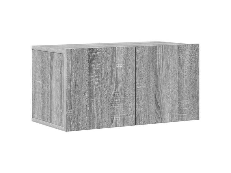  Ensemble de meubles tv 4 pcs sonoma gris bois d'ingénierie shl57045  - Conforama E