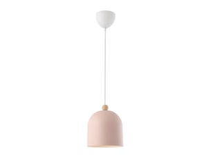 Suspension style nordique, chambre enfant, gaston en métal et bois rose poussiéreux, ip20, nordlux