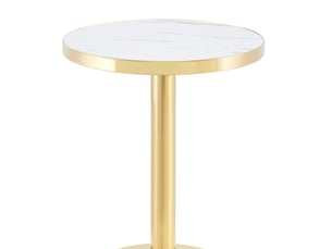 Table basse rond(e) coloris blanc MIVRAY  