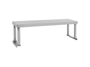 Etagère 120 cm coloris argenté