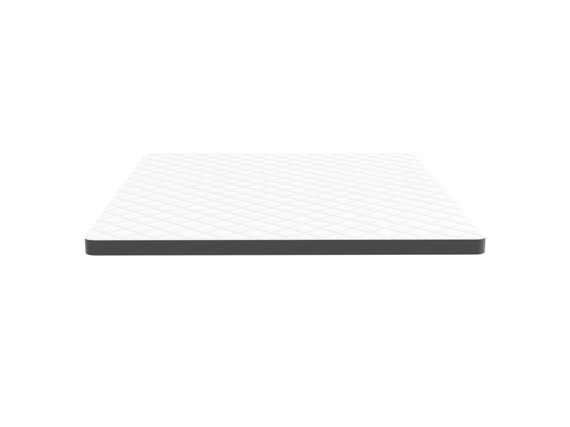  Matelas une place 90 x 200 cm h3, mousse 7 zones blanc et gris, épaisseur 7 cm certifié oeko-tex pour chambre  - Conforama D