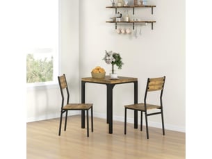 Ensemble table rectangulaire  2 chaise(s)  <strong></strong> <strong></strong> 