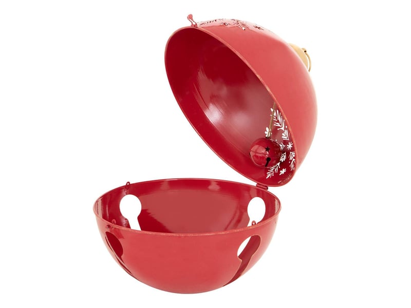  Grelot de noël en métal rouge d. 41 cm pour l'extérieur  - Conforama B