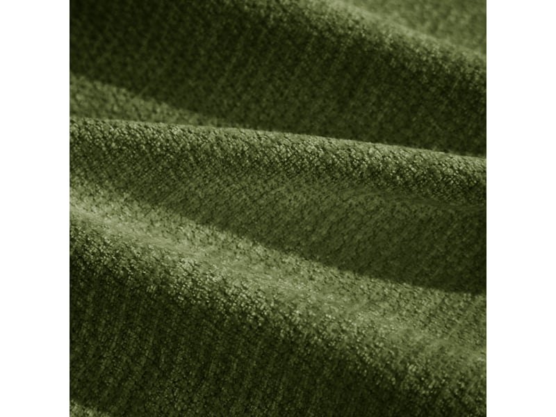 Pouf de salon - chenille ottomane verte, 72.5 x 63 x 50 cm, modulable, pour salon, revêtement en chenille de haute qualité et doux - Conforama W