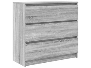 Buffet - bahut - meuble de rangement sonoma gris 80x35x76 cm bois d'ingénierie