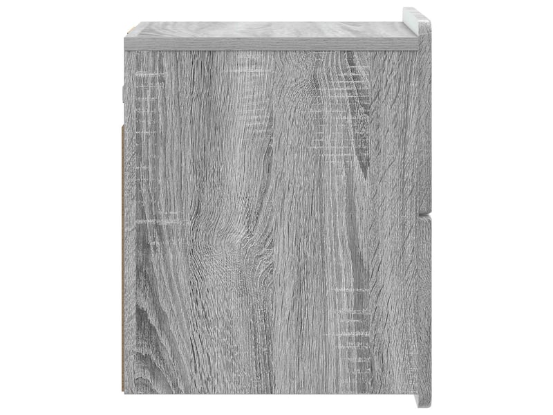  Table de chevet - cabinet de chevet - table de nuit mural sonoma gris 33 x 34,5 x 43 cm  - Conforama E