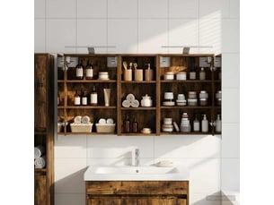 Ensemble de meubles de salle de bain 3 pcs 116x16x62.5 cm shl1896