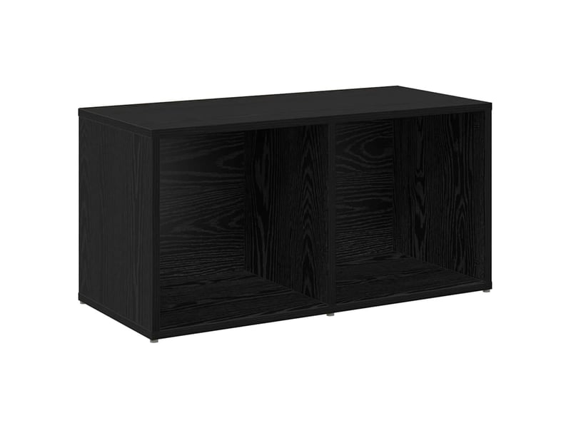  Ensemble meuble tv - banc tv - meuble de rangement 4 pcs chêne noir bois d'ingénierie  - Conforama E