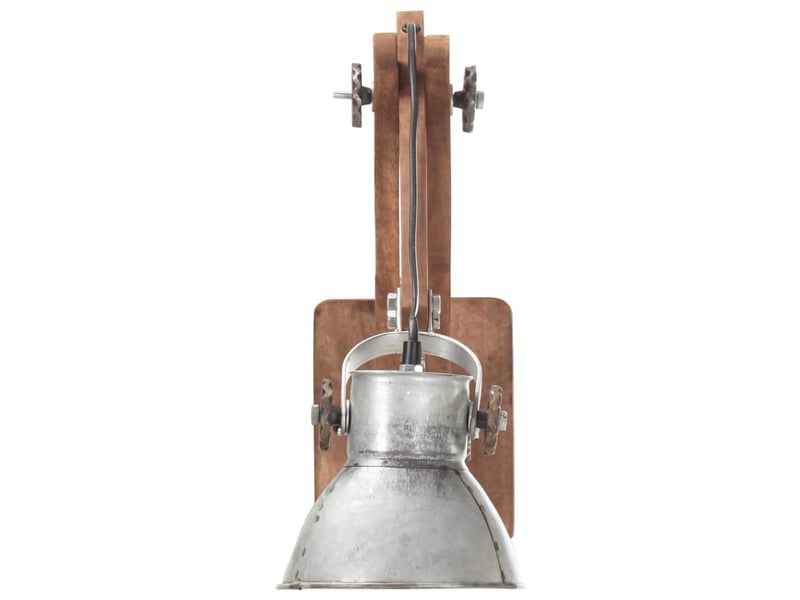  Lampe murale, applique murale style industriel argenté rond e27  - Conforama E
