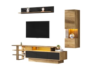 Meuble tv coloris bicolore 180 cm <strong>OXEZA</strong>  <strong></strong>