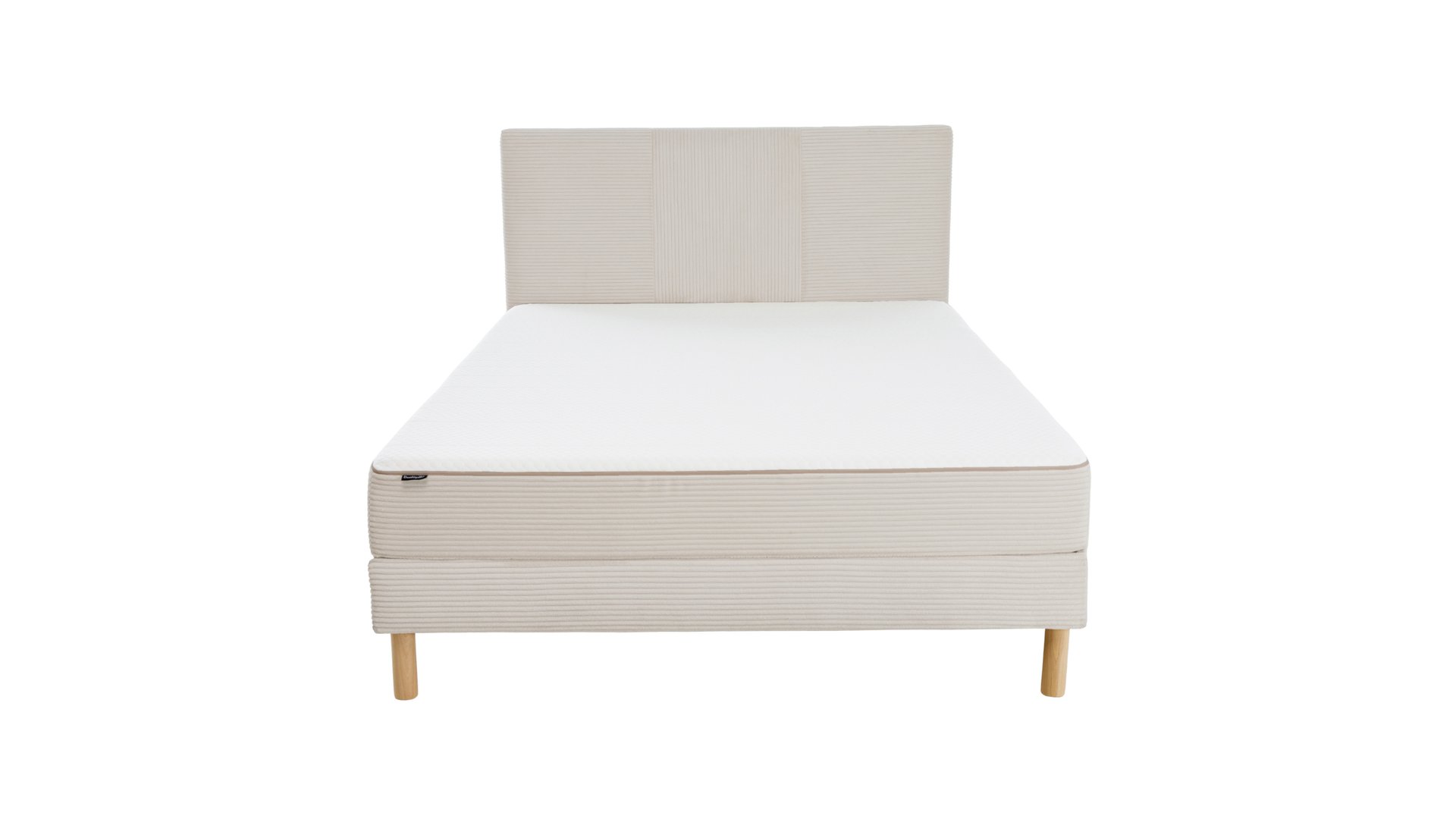 Matelas + sommier Mousse 140x190 cm LOMOCO X DUNLOPILLO PEPS beige 15 Conforama