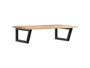 Étagère de vasque | étagère murale acier et bois massif d'acacia shl8681